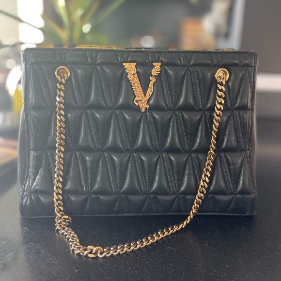 Virtus quilted small tote bag Clearance